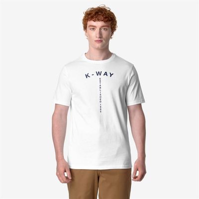 Imagen 2 del producto Polera K-Way Men Odom Typo Established White
