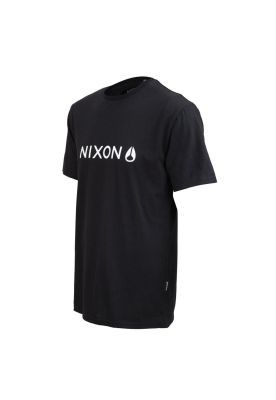 Imagen 2 del producto Polera Black Logo White Nixon