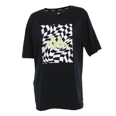 Imagen 1 del producto Polera Women Oversize Black Print Green White