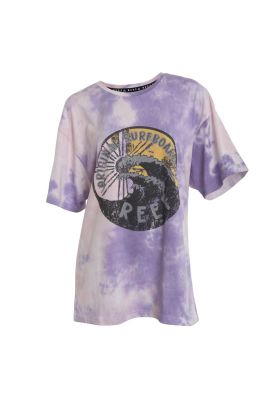 Polera Women Oversize Tie Dye Purple
