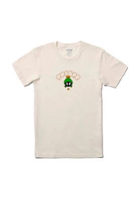 Polera Stance Looney Toons Melvin Vintage White