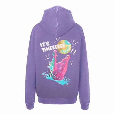 Imagen 2 del producto Polerón Nixon Men Full Zipper Crocodile Light Purple