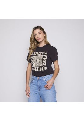 Imagen 1 del producto Polera Reef Women Black Beige