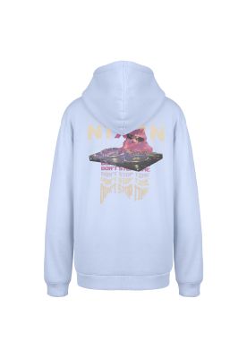 Imagen 2 del producto Polerón Nixon Men Hoodie Don't Stop Time Racoon Light Blue