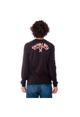 Imagen 2 del producto Polera Manga Larga Everyday Washed Fiyah Black