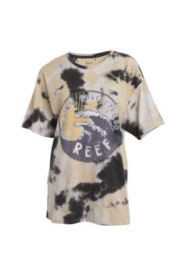 Polera Women Oversize Tie Dye Grey Black