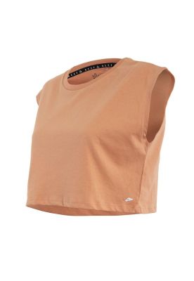 Imagen 2 del producto Polera Kids Crop Top Orange Pink Palm California