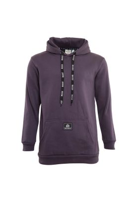 Poleron Kids Hoodie Purple Gray