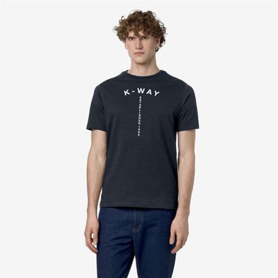 Imagen 2 del producto Polera K-Way Men Odom Typo Established Blue Depth