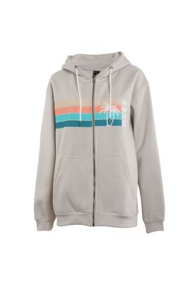 Poleron Men Full Zipper Light Grey