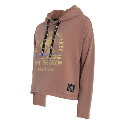 Imagen 2 del producto Poleron Crop Women Live the Dream Orange