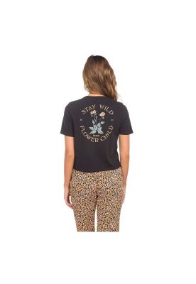 Imagen 2 del producto Polera Stay Wild Cropp Crew Caviar