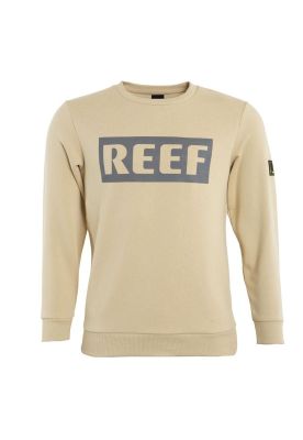 Poleron Kids Crew Beige Logo