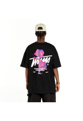 Imagen 2 del producto Polera Whatup Hombre Estampado Negro