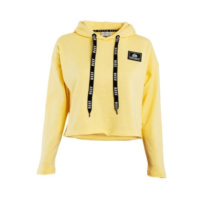 Imagen 1 del producto Poleron Crop Niña Yellow Print Back