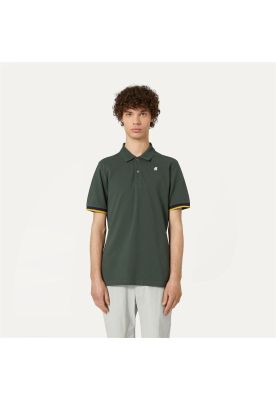 Polera K-Way Men Vincent Green Blackish