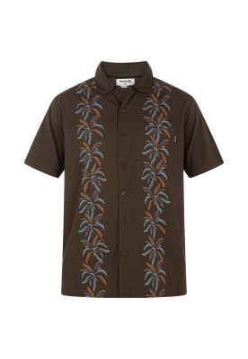 Camisa Rincon Velvet Brown Hurley