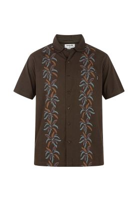 Camisa Rincon Velvet Brown Hurley