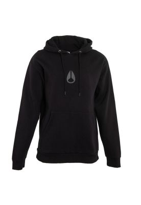 Poleron Men Hoodie Icon Black Grey