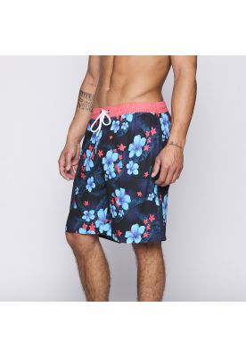 Imagen 2 del producto Traje de Baño Reef Men Black Red Flowers