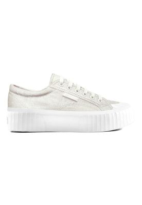 Zapatilla 2631 Stripe Platform Pearl White