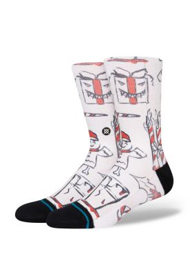 Stance Sock Men Angry Holidayz Poly Off White