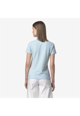 Imagen 2 del producto Polera K-Way Women Amedea Pique Blue Baby