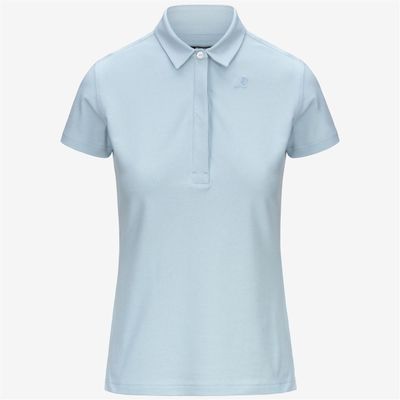 Imagen 1 del producto Polera K-Way Women Amedea Pique Blue Baby