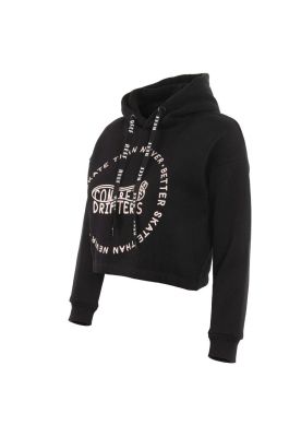 Imagen 2 del producto Poleron Kids Crop Top Print Black