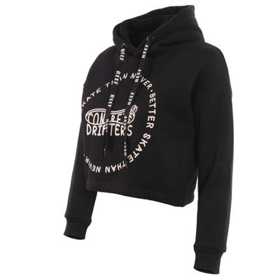 Imagen 2 del producto Poleron Kids Crop Top Print Black