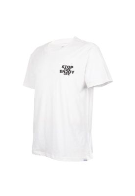 Imagen 2 del producto Polera Blanca STOP TIME ENJOY LIFE Nixon