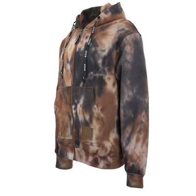 Imagen 2 del producto Polerón Men Full Zipper Tie Dye Brown