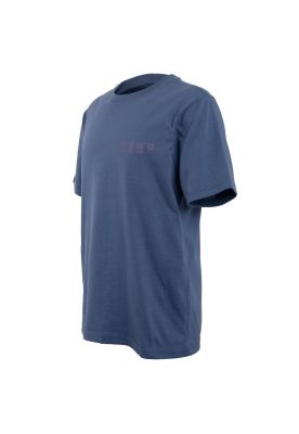 Imagen 2 del producto Polera Manga corta Azul Estampado Palmeras