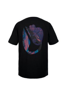 Imagen 2 del producto Polera Nixon Men Black Iguana Blue Fuchsia