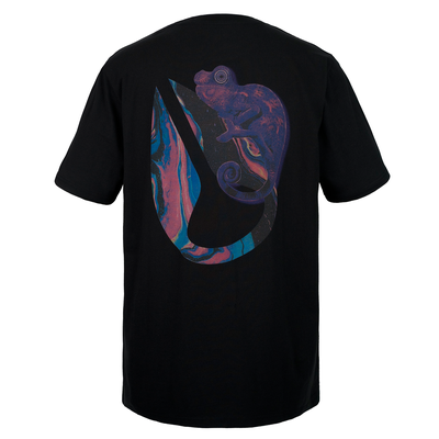 Imagen 2 del producto Polera Nixon Men Black Iguana Blue Fuchsia