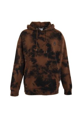 Imagen 1 del producto Poleron Men Hoodie Tie Dye Black Icon Front