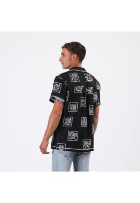 Imagen 2 del producto Camisa Reef Men Negra Diseños Beige