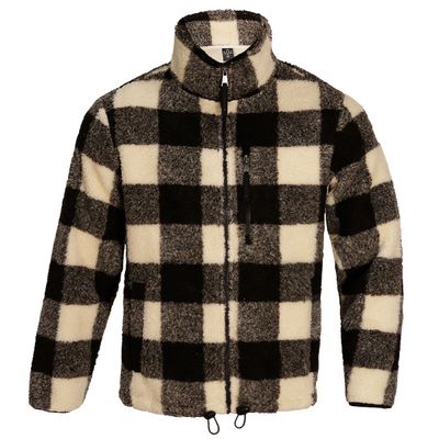 Imagen 1 del producto Sherpa Women Full Zipper Black Beige