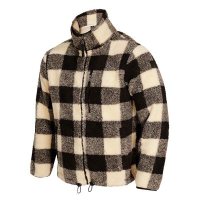 Imagen 2 del producto Sherpa Women Full Zipper Black Beige