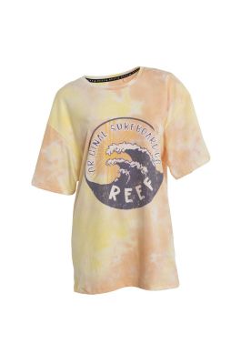 Polera Women Oversize Tie Dye Orange