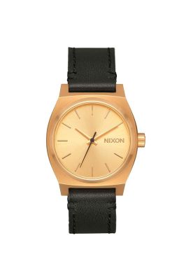 Reloj Medium Time Teller DoradoNegro Nixon
