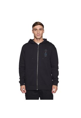 Polerón Reef Men Full Zipper Black Surf Up