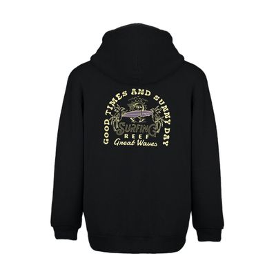 Imagen 2 del producto Poleron Full Zipper Kids Reef Black