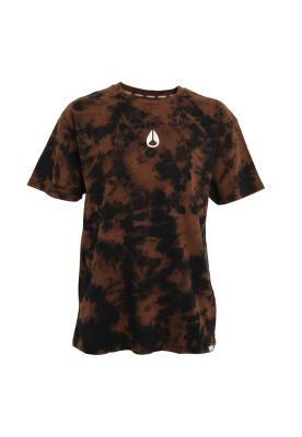 Polera Men Black Tie Dye Snake