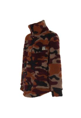 Imagen 2 del producto Poleron Boys Brown Camo Half Zip