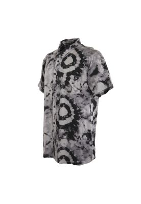 Imagen 2 del producto Camisa Men Manga Corta Circles Grey Black