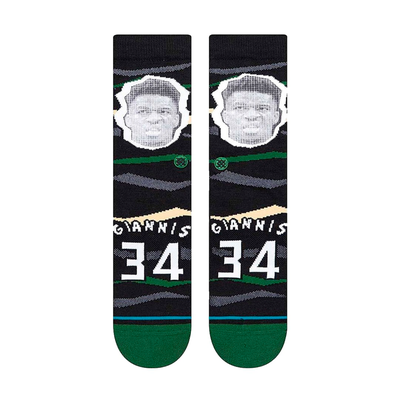 Imagen 2 del producto Stance Sock Men NBA Faxed Giannis Black