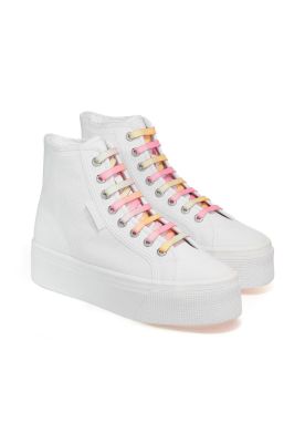 Imagen 2 del producto Zapatilla 2708 Hi Top Shaded Lace White Candy Multicolor