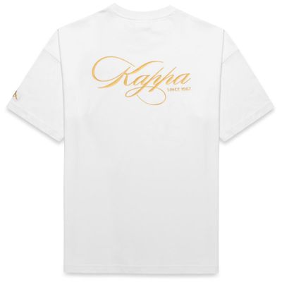 Imagen 2 del producto Polera Kappa Men Authentic Norda White Yellow Gold Rick