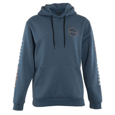 Imagen 1 del producto Poleron Men Hoodie Logo Petrol Blue Black Orange